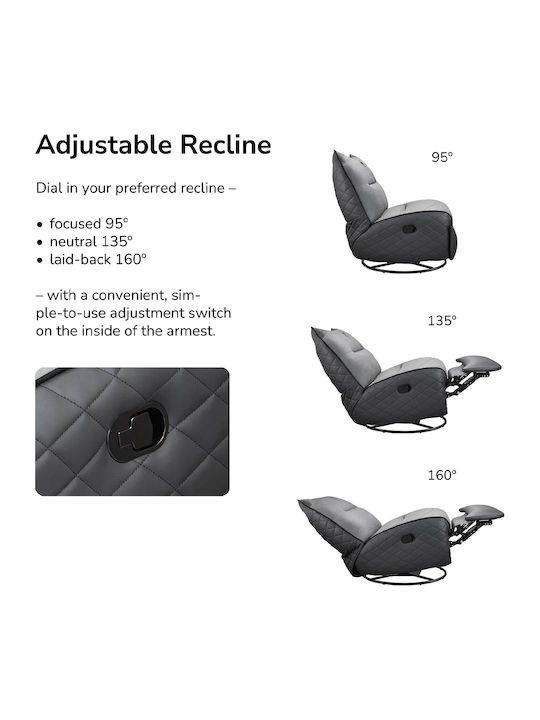 Cougar Overlord Neo Fabric Gaming Chair with Footstool Black Grey Cougar Overlord Neo Fabric Gaming Chair with Footstool Black Grey
