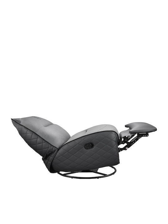 Cougar Overlord Neo Fabric Gaming Chair with Footstool Black Grey