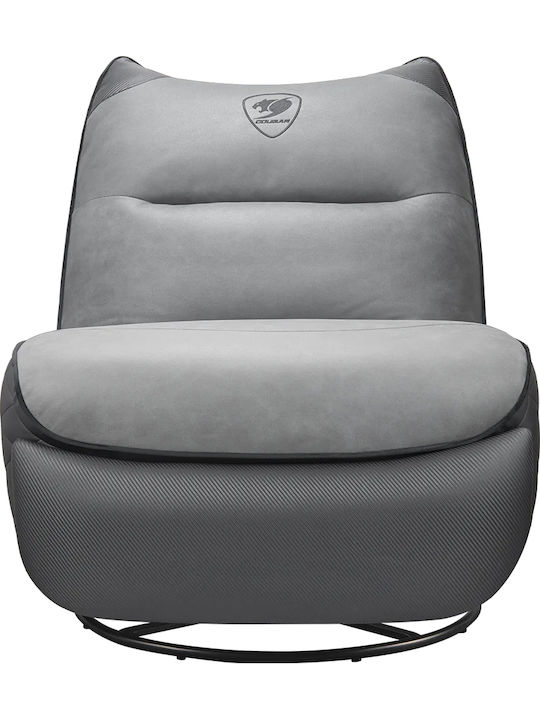 Cougar Overlord Neo Fabric Gaming Chair with Footstool Black Grey