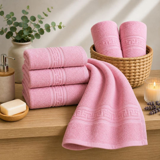 Pucioasa Προσώπου 50x90εκ. Pink Βάρους 500gr/m²