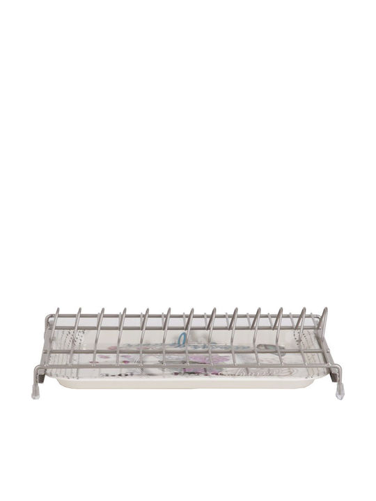 Tekno-Tel Cabinet Dish Rack Plastic in Gray Color 23x33x6cm
