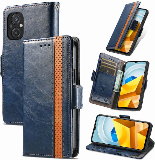 Book Tempered Glass Blue (Poco M5)