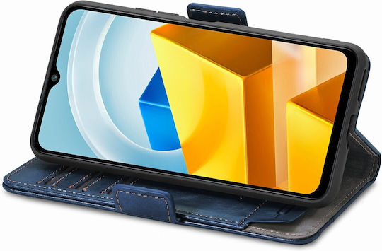 Book Tempered Glass Blue (Poco M5)
