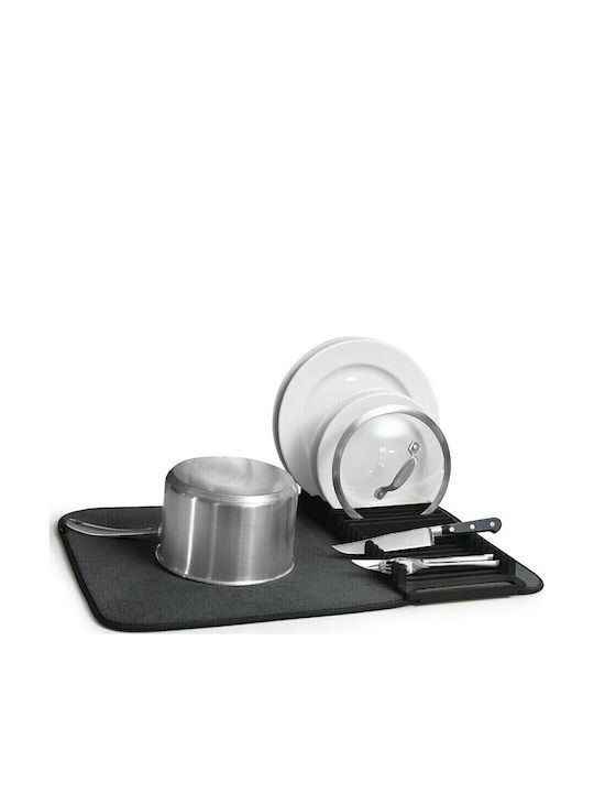 Umbra Udry Plastic Black Dish Drying Surface 61x46x4cm