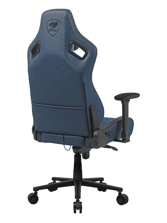 Cougar Defensor S Scaun Gaming Textil cu Brațe Ajustabile Albastru Navy F