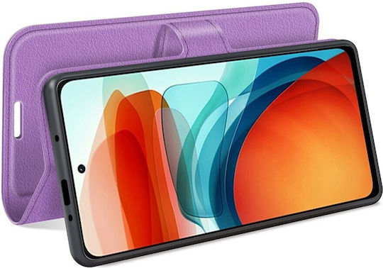 Book Tempered Glass Μωβ (Poco X3 GT)
