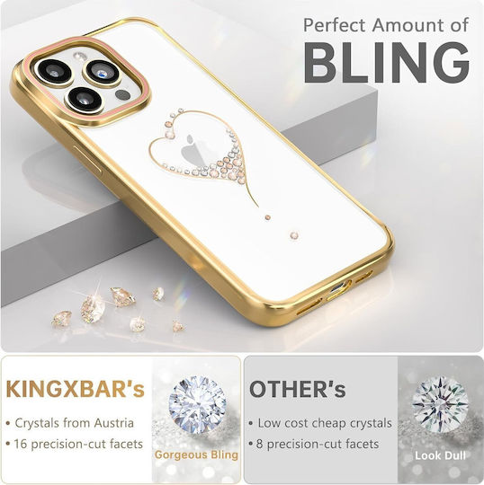 Kingxbar Wish Series Back Cover Πλαστικό / Σιλικόνης Μωβ (iPhone 14 Pro)