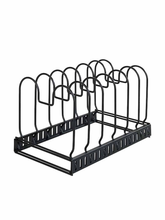 Wenko Metal Base for Pots & Pans 57x18x18cm Black