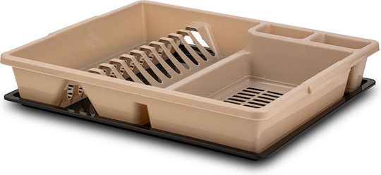Nava Misty Plastic Beige Sink Strainer 37x37cm
