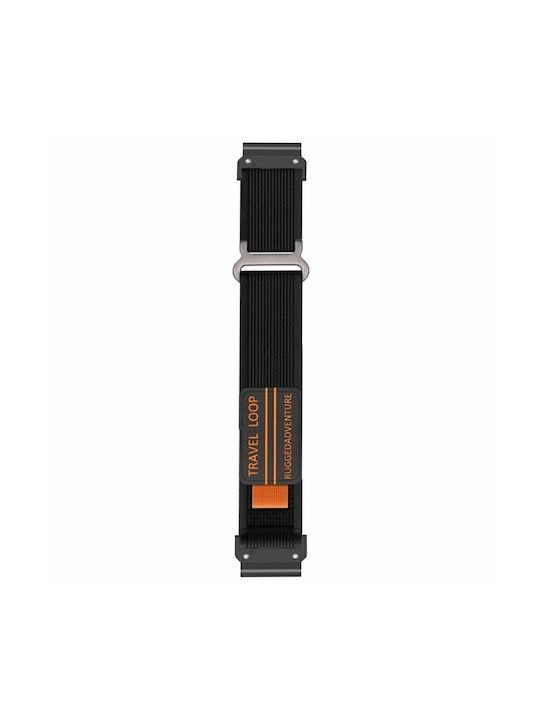 Strap Magic Velcro Xiaomi Amazfit T-rex Ultra 2 26mm Black
