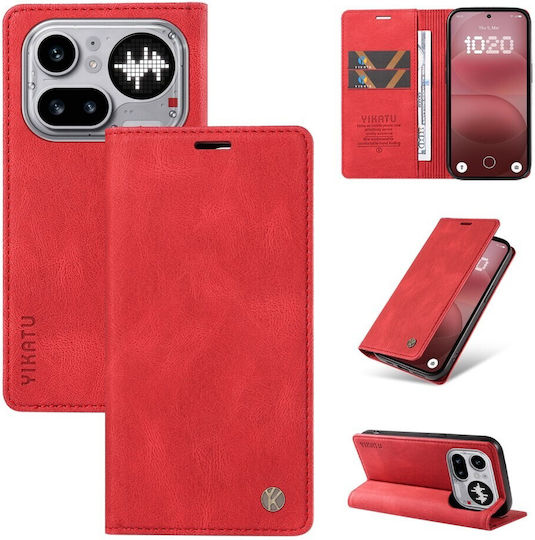 Yikatu Book Κόκκινο (Nothing Phone (4a) Pro)