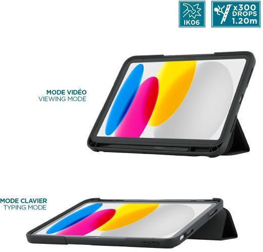 Mobilis Flip Cover Ανθεκτική με Πληκτρολόγιο Διάφανη (Ipad 11" (2025) / Ipad 10.9" (2022))