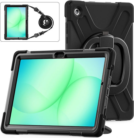 Back Cover Rezistentă Rotativă Neagră (Samsung Galaxy Tab A11 Plus)