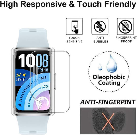 Hydrogel Μεμβράνη Προστασίας Οθόνης Huawei Band 11 Pro 4 Τεμάχια