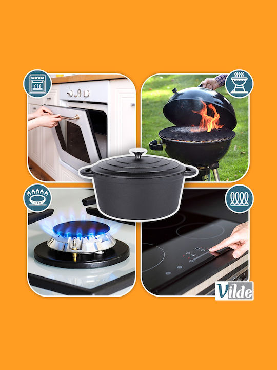 Vilde Βαθιά Κατσαρόλα από Μαντέμι 5.9lt / 35.5cm