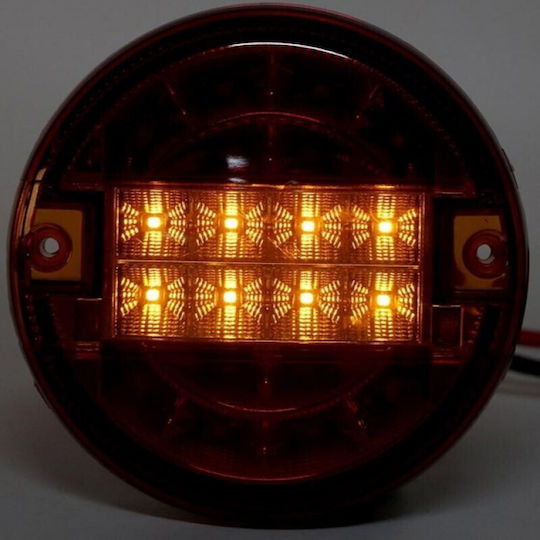 Trailer Light LED Waterproof Rear Lamp with Screws 24V 1 Piece