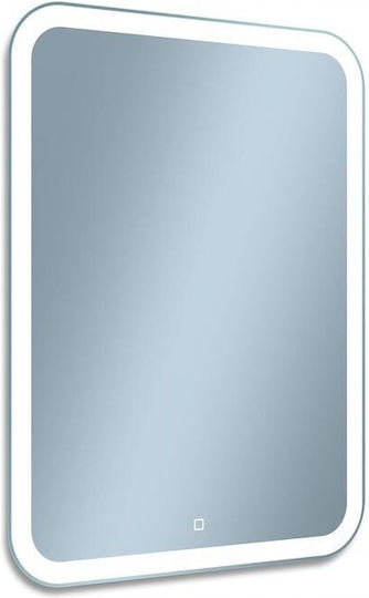 PRIMA60X80 Καθρέπτης Αφής 80x100cm Λευκός