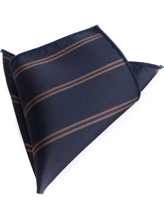 Herrenschal & Foulard Braun / Marineblau