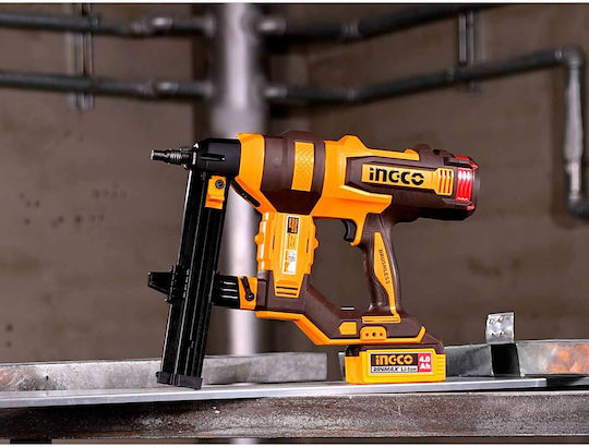 Ingco Battery Staple Gun 20V 2x4Ah for Nails