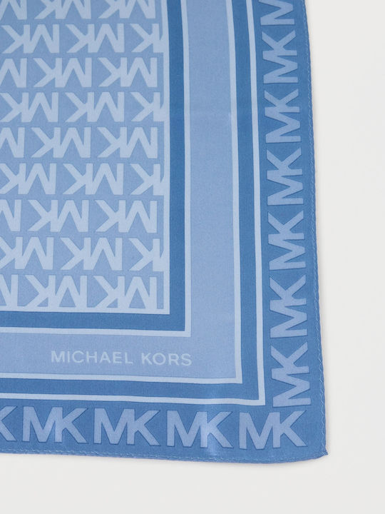 Michael Kors Дамски Копринен Шал Светлосин