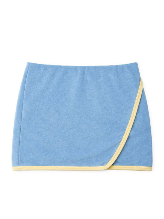 Mini Envelope Skirt Blue