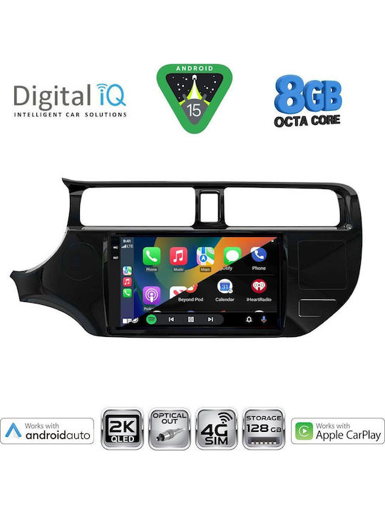 Digital IQ Car Audio System for Kia Picanto 2021 with Touch Screen 9" Digital IQ BXK 19310 CPAA Bluetooth USB Wi-Fi GPS Apple CarPlay Android Auto