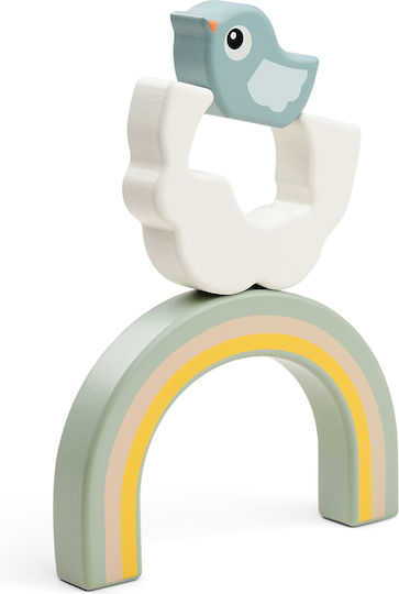 Done by Deer Stacking Toy Colour Mix Wooden for 12+ Months