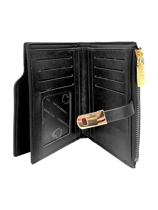 Large Fabric Women's Wallet Black