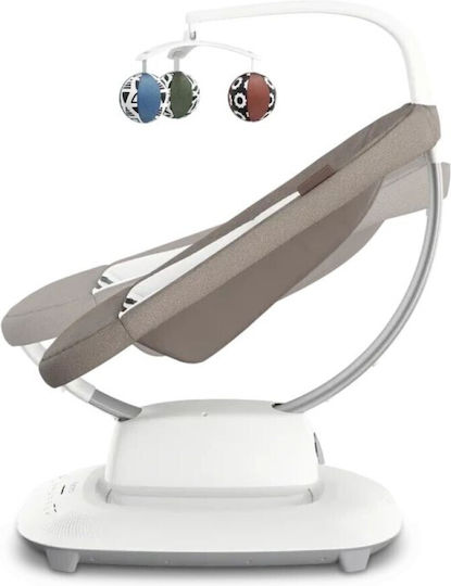 UPPAbaby Electric Baby Bouncer Swing Mamaroo Smart Wells Dark Taupe Mélange for Child up to 11.3kg