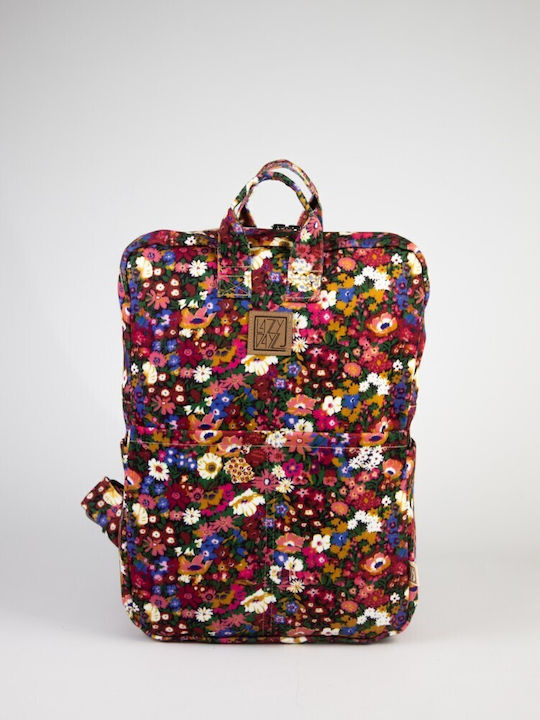 Rucsac De Damă Din Piele Multicolor
