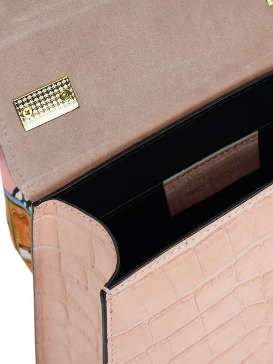 Leather Women's Shoulder Bag Gold