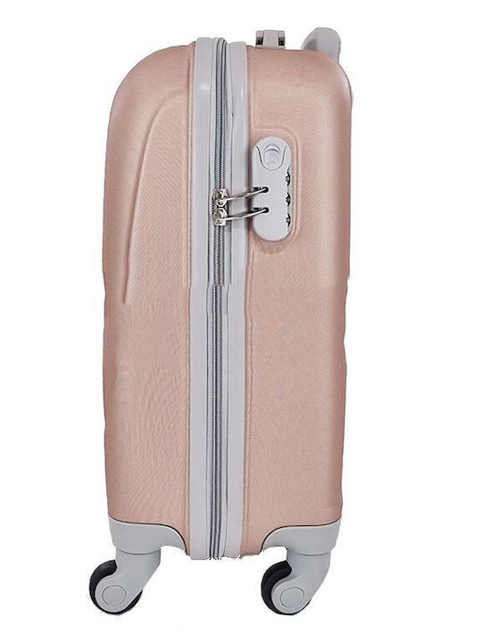 Valiză de Călătorie de Cabină Rigidă Roz Auriu Înălțime 52cm