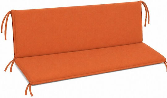 Pucioasa Pernă Swing Cushion de Grădină cu Spătar Portocalie 50x150 cm