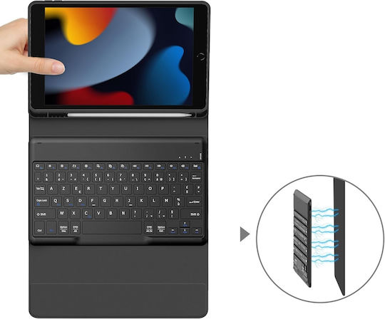 Flip Cover with Keyboard (iPad 10.2 7th–9th Generation)