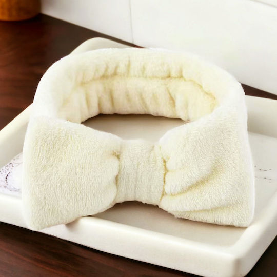 Spa Banner Haar Stirnbänder In Glatt Glatt Polar Fell Creme