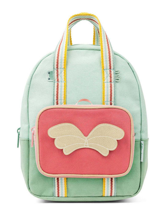 Lilliputiens School Backpack for Elementary Green 29 x 11 x 30 cm