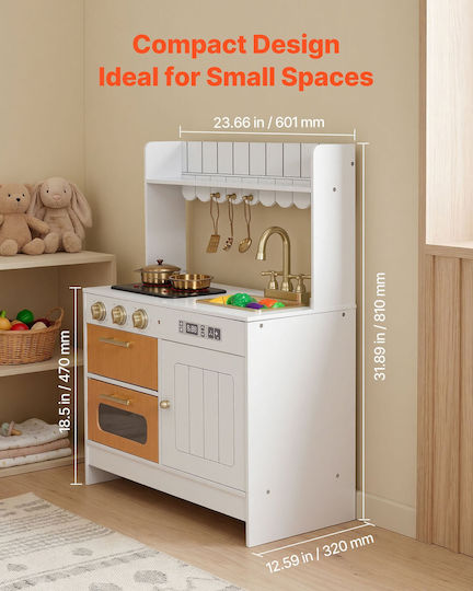 Vevor Wooden Kids Kitchen for Ages 8+
