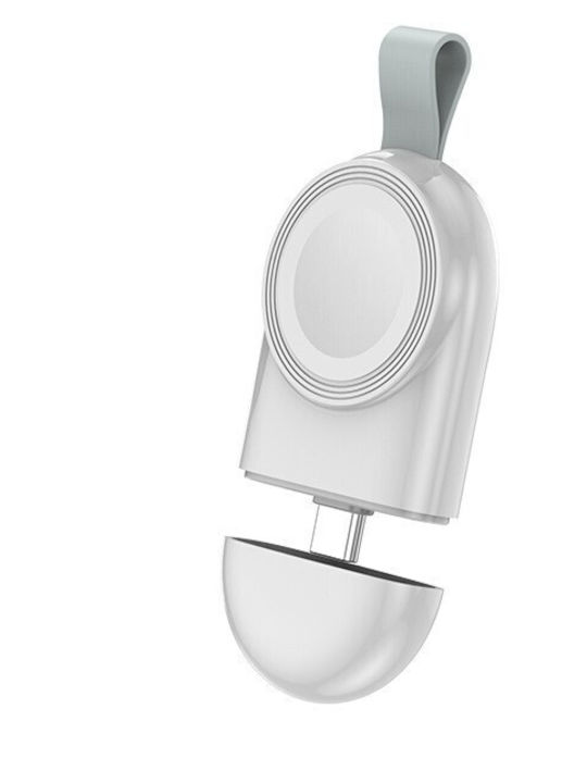 Încărcător Wireless Smartwatch Compatibil Apple Iwatch 1/9 Magnetic Tip-c Fără Cablu Direct La Dock Computer Alb