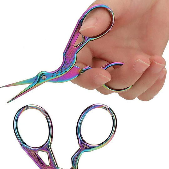 Eyebrow and Cuticle Scissors Globalnail Silver