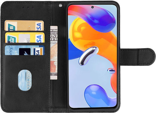 Tel1 Xiaomi Redmi Note 11 Pro+ 5G Калъф Портмоне Книга Черен