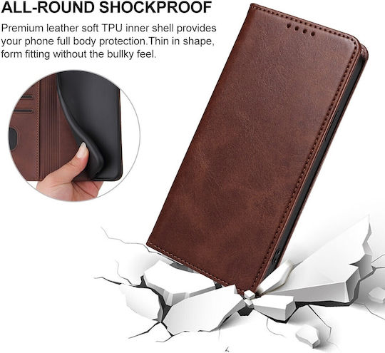 Tel1 Tcl 505 Magnetic Closure Book Case Brown