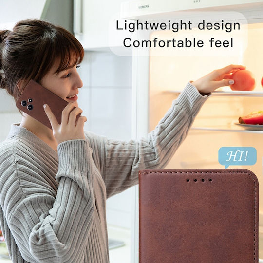 Tel1 Tcl 505 Magnetic Closure Book Case Brown