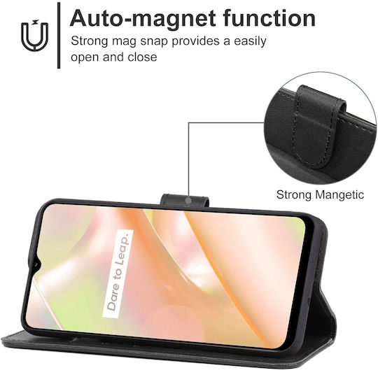 Tel1 Realme C33 Θήκη Βιβλίο Black