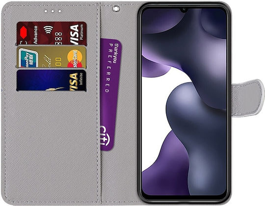 Tel1 Xiaomi Mi 10 Lite 5g Drawing Cross Book Case Design