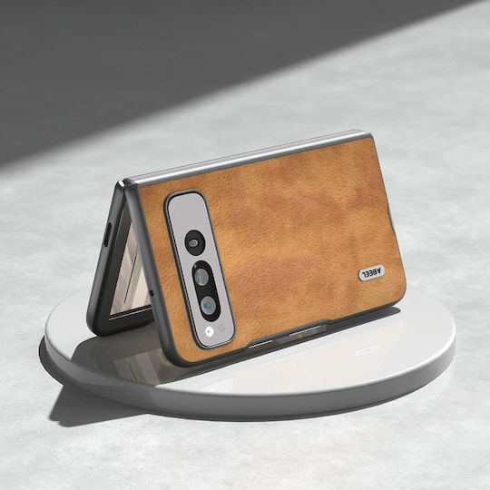 Ретро Задна Корица Кафява Google Pixel Fold