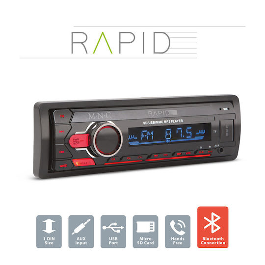Alista Home Auto-Audiosysteme 1 DIN Bluetooth USB