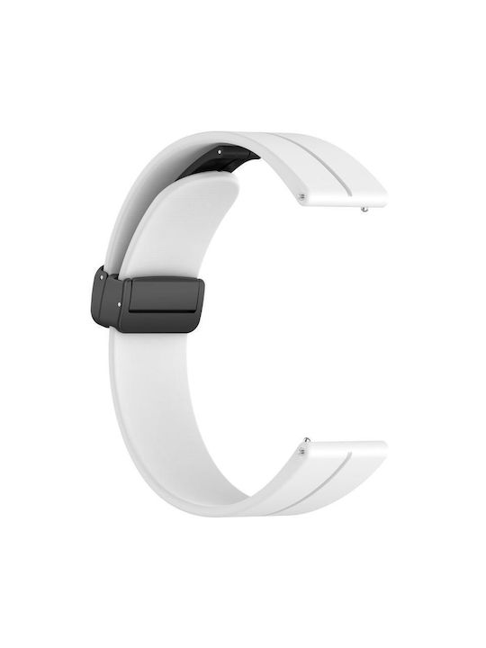 Λουράκι Σιλικόνης Λευκό (Huawei Watch GT/GT Pro 2/3/4/5 / Ultimate 46mm)