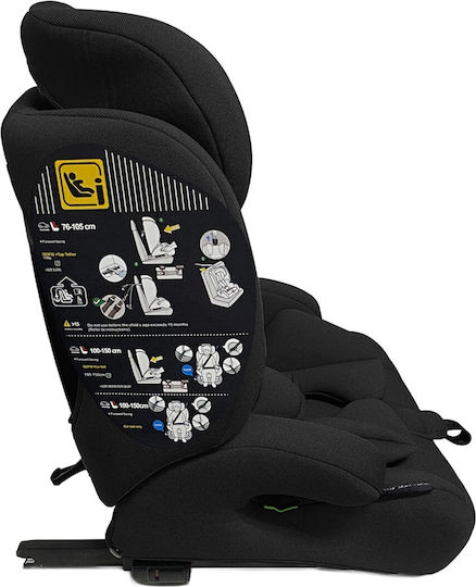 Asalvo Route Fix Car Seat i-Size with Isofix Black 9-36 kg