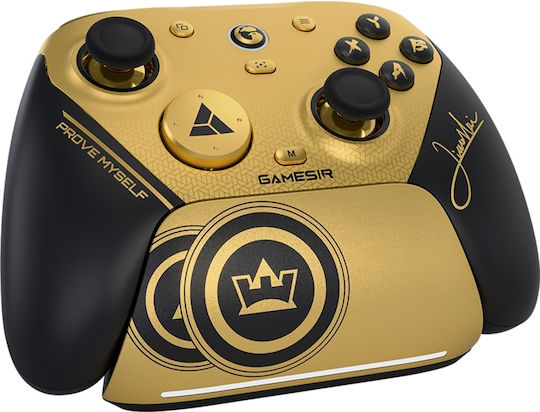 Gamesir G7 Pro 8K XH PC Champion Edition Ασύρματο & Ενσύρματο Gamepad για PC Χρυσό