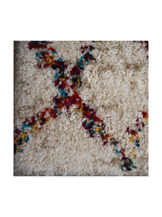 Shaggy Noelia Rug Rectangular Cream 130x180cm